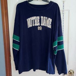 Pro edge-2XL-navy blue& gold-crewneck,long sleeve, striped,Rib detail sweatshirt